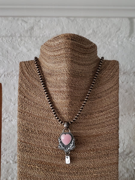 Pink Conch Desert Pendant