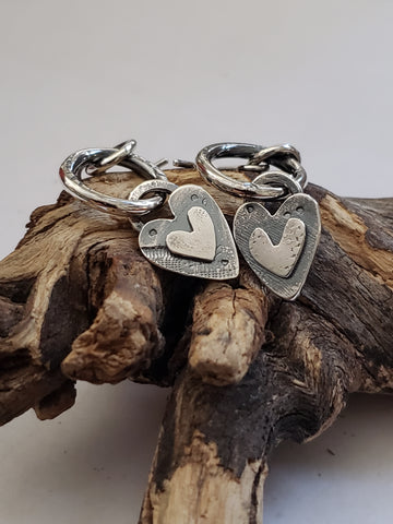 Double Heart Earrings