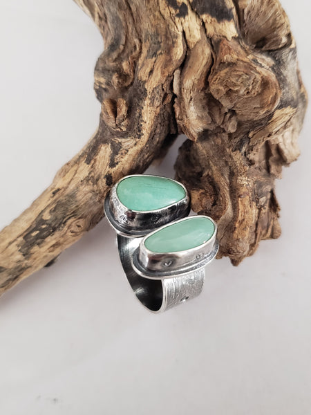 Double Turquoise Terminal Ring