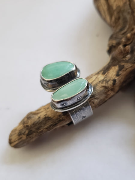 Double Turquoise Terminal Ring